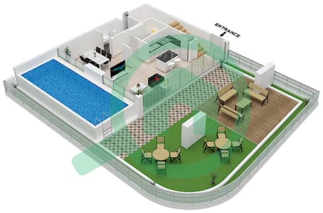 Empire Estates - Plan d’étage de 2 chambres Appartement Type A (1)