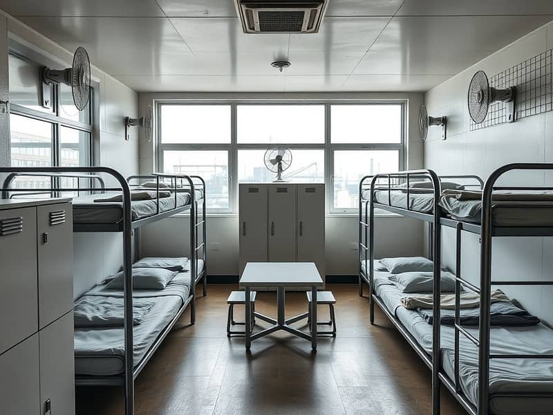 2 A_functional_and_practical_design_for_a_labor_camp_dormitory_in_an_industrial_location. _The_room_should_accommodate_six_people_featuring_three_sets_of_metal_bunk_beds. _The_design_is_utilitarian_with_durable_materials. jpeg