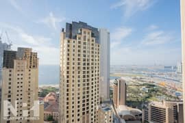 مارينا وإطلالة على البحر | شقة من 3 غرف نوم | مرجان 6 JBR