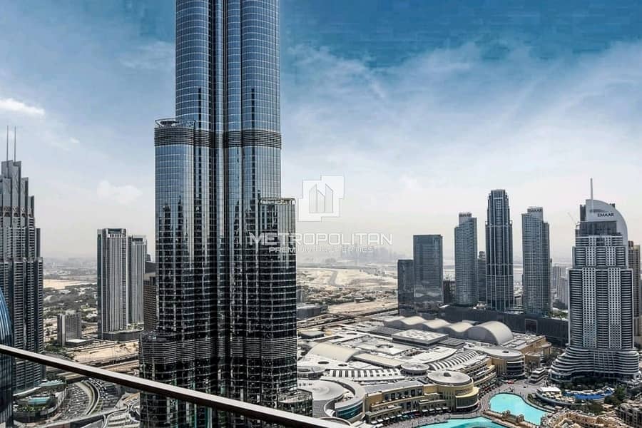 Burj Khalifa and Fountain View| High Floor |Vacant Burj Khalifa and Fountain View| High Floor |Vacant