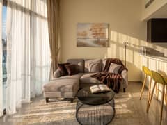 شقة بغرفة نوم واحدة | مفروشة | إطلالة على المسبح والقناة | برج ميرانو، الخليج التجاري