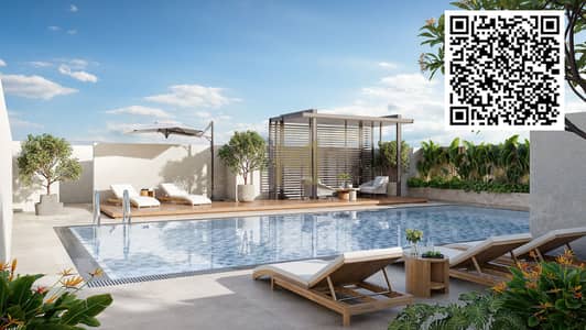 2 Bedroom Flat for Sale in Al Rashidiya, Ajman - 250310_Barjaeel tower interior_PoolView. jpg 2 Bedroom Flat for Sale in Al Rashidiya, Ajman - 250310_Barjaeel tower interior_PoolView. jpg