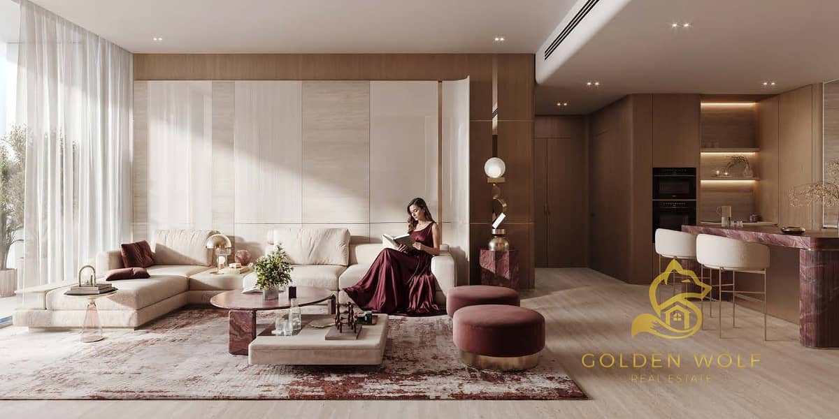 Furnished 1BR | Binghatti Etherea | Skyline & Pool Views