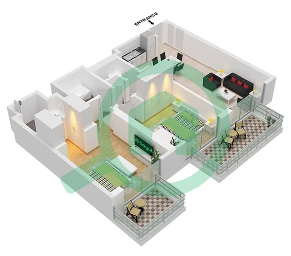 Type 6 Unit 9 Floor 2-18 Type 6 Unit 9 Floor 2-18