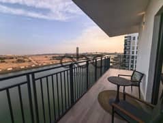 طلالة كاملة على القناة | عرض مميز | مفروشة بالكامل مع شرفة