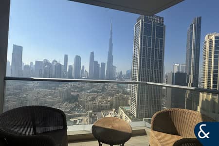 2 Bedroom Flat for Rent in Downtown Dubai, Dubai - 2 Bed | Semi Upgraded | Full Burj View 2 Bedroom Flat for Rent in Downtown Dubai, Dubai - 2 Bed | Semi Upgraded | Full Burj View