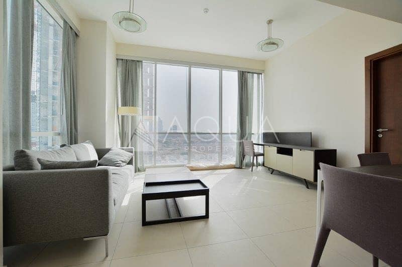 Furnished 1 Bed | Sea View on High Floor