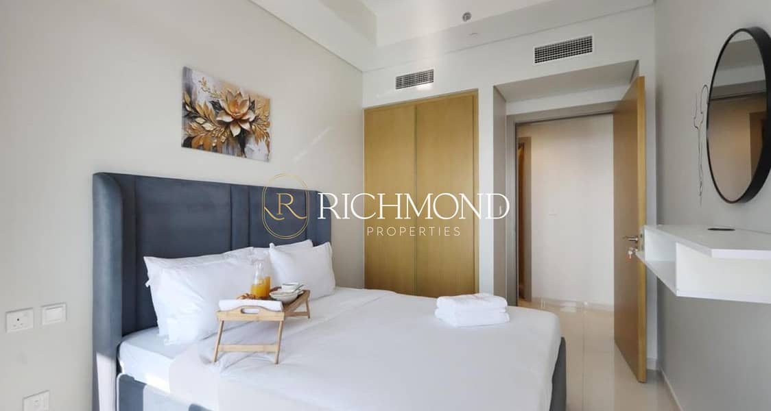 High Floor 1BR | Sea View | Burj Al Arab View | Furnished - View 5