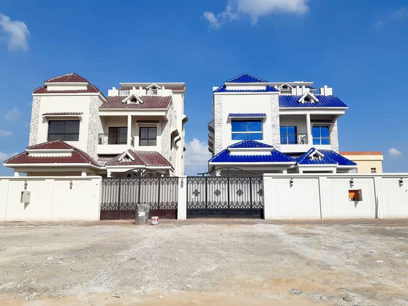 Villa for sale in Ajman, Al Mowaihat and Al Rawda, two floors, super duplex, with the possibility of bank financing