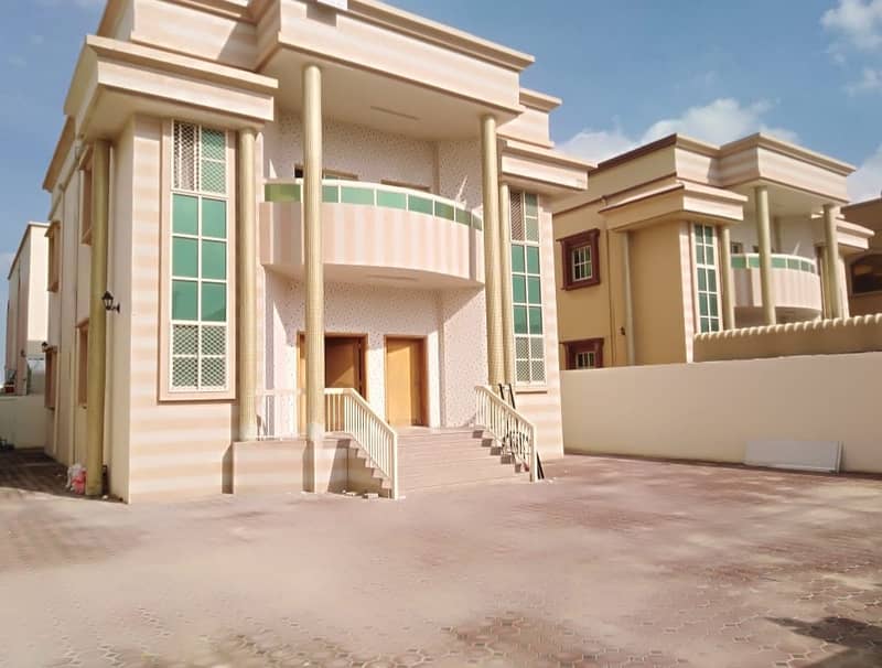 Villa for rent in Ajman, Al Mowaihat area, second inhabitant of air conditioners, close to the academy