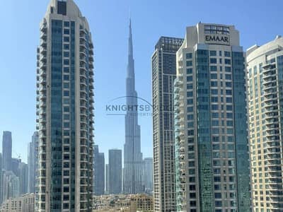 1 Bedroom Flat for Rent in Business Bay, Dubai - Burj Khalifa View | Mid-Floor | 6-Month Option