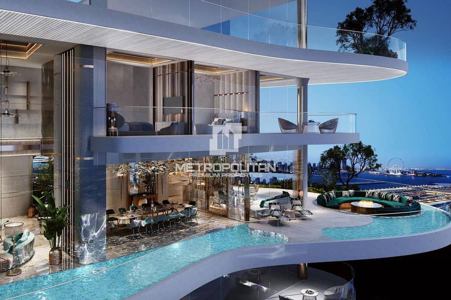 Wohnung in Dubai Harbour,DAMAC Bay by Cavalli,DAMAC Bay Tower B, 1 schlafzimmer, 4338000 AED - 14986419 Wohnung in Dubai Harbour,DAMAC Bay by Cavalli,DAMAC Bay Tower B, 1 schlafzimmer, 4338000 AED - 14986419