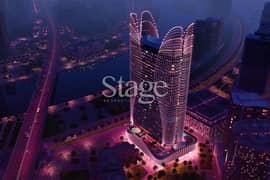 شقة في بن غاطي سكاي هول،الخليج التجاري 1 غرفة 1769080 درهم - 14992534