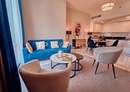 شقة في آمنة،مدينة الحبتور،الخليج التجاري 1 غرفة 110000 درهم - 14997341