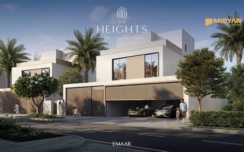 4 Cпальни Вилла Продажа в The Heights Country Club and Wellness, Дубай - THE_HEIGHTS_5br_type_b_front_the_heights_3D_render_by_VV (1). jpg