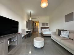 Unit Tawtheeq !! Furnished Studio | American Kitchen | Private Garden | Share Pool & GYM | Basement Parking