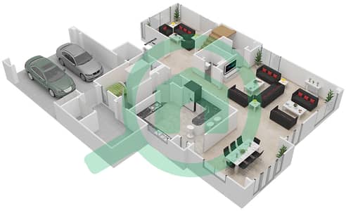 Villa Lantana 1 - 4 Bedroom Villa Type D1 Floor plan