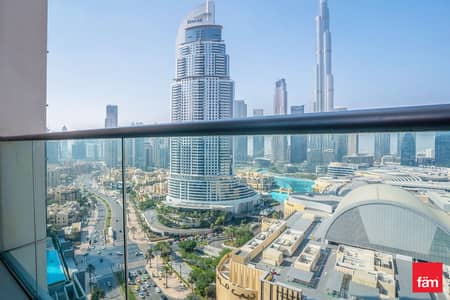 1 Bedroom Flat for Rent in Downtown Dubai, Dubai - Spacious apt, Burj Khalifa view, near metro!