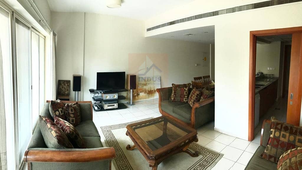 Furnished and Well-Maintained 2BR+Study in Greens