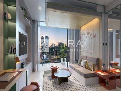 Studio for Sale in Business Bay, Dubai - Rove Home Marasi Derive BB 1 Studio for Sale in Business Bay, Dubai - Rove Home Marasi Derive BB 1