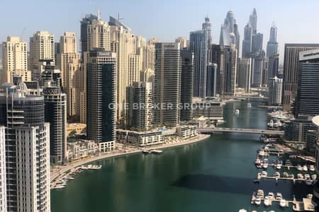 2 Bedroom Apartment for Rent in Dubai Marina, Dubai - Full Marina Views | Furnished | Furniture differs