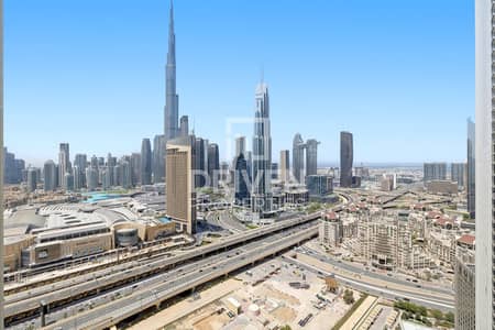 3 Bedroom Flat for Rent in Za'abeel, Dubai - Corner Unit | Burj Khalifa View | Vacant