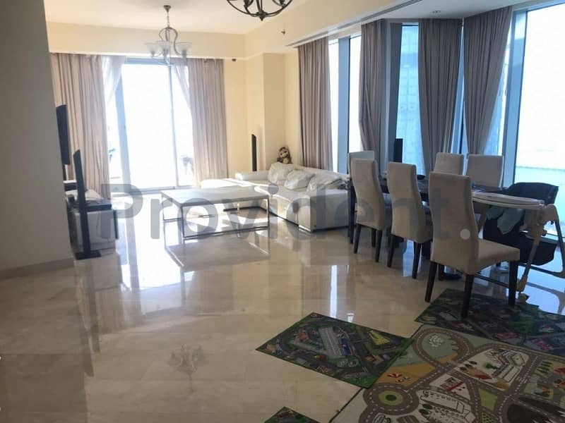 Full Sea View | Vacant |High Floor| 3 BR