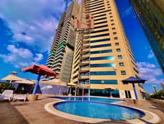 Budget Friendly 2 Bedroom Corniche | Waterfront | Gym Pool Parking | Bright Spacious Unit | 55K