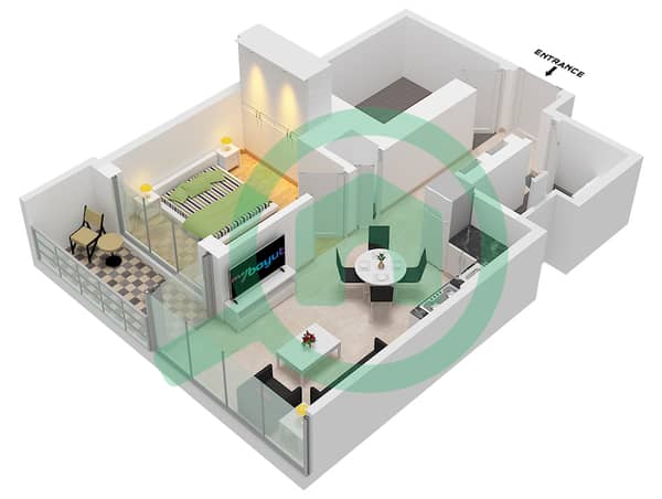 Type H Unit 19 Floor 24-34 Type H Unit 19 Floor 24-34