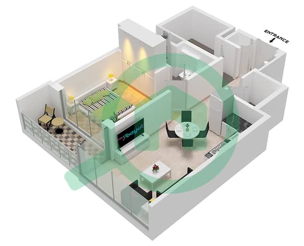 Type O Unit 6 Floor 3-34 Type O Unit 6 Floor 3-34