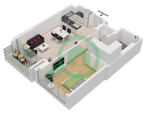 Type 2M Unit 4 Floor 2
Unit 6 Floor 3
Unit 3,7 Floor 4-15 Type 2M Unit 4 Floor 2
Unit 6 Floor 3
Unit 3,7 Floor 4-15