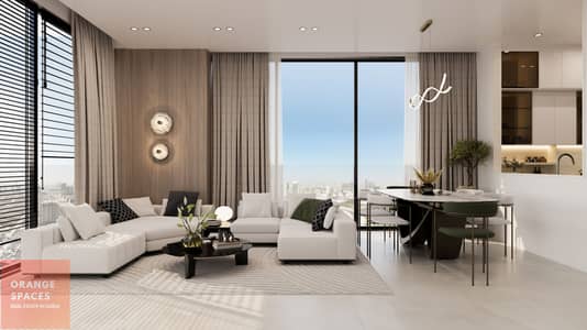 3 Cпальни Апартамент Продажа в Маджан, Дубай - Bararigate by ADE - 2BR Living Area. jpg