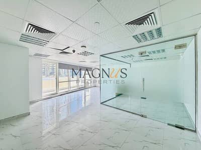 Office for Rent in Jumeirah Lake Towers (JLT), Dubai - UNFURNISHED | CHILLER FREE | 1 GLASS CABIN | BALCONY