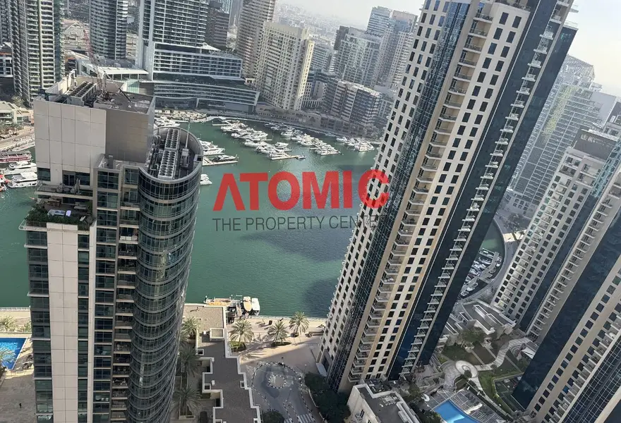 Marina View 2BDR,Vacant ,Spacious Layout! in Jumeirah Beach Residence (JBR)