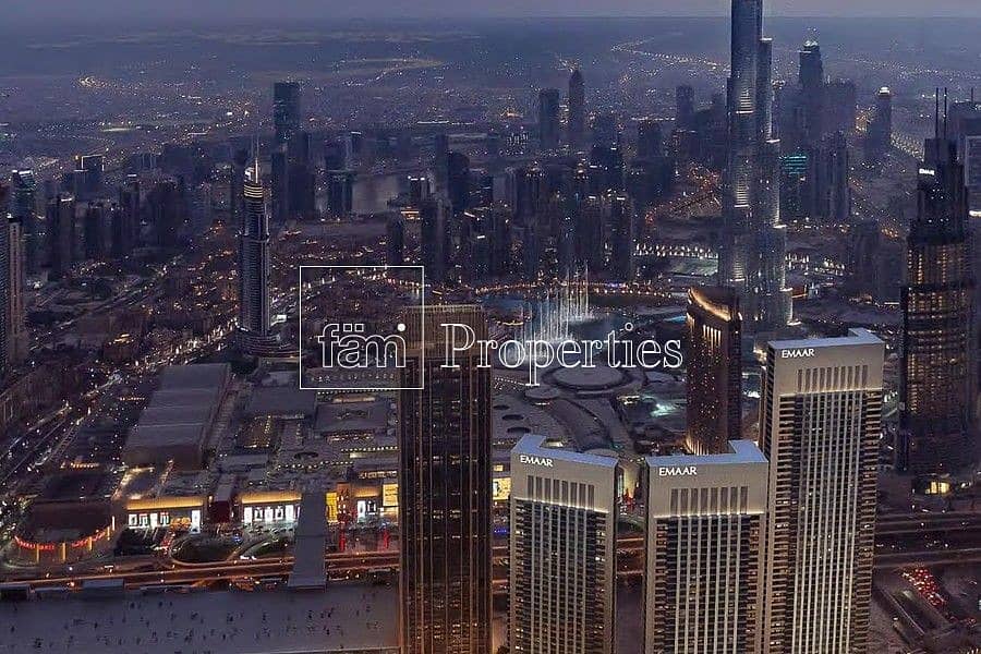 100% DLD Off | Emaar Downtown Views | 3 Years PH