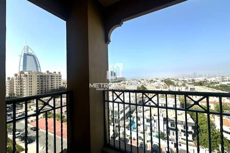 1 Bedroom Flat for Rent in Umm Suqeim, Dubai - Ready to move | Full Burj Al Arab View | Furnished