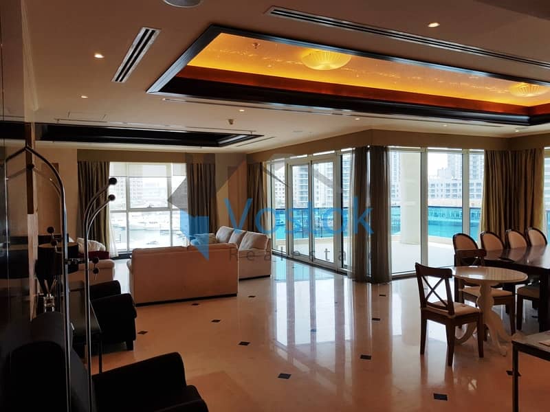 Fully upgraded|Massive 3 bedroom+maids|Marina View