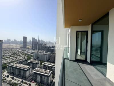 2 Bedroom Apartment for Sale in Sobha Hartland, Dubai - High floor | Burj Khalifa & Lagoon views | Prime unit