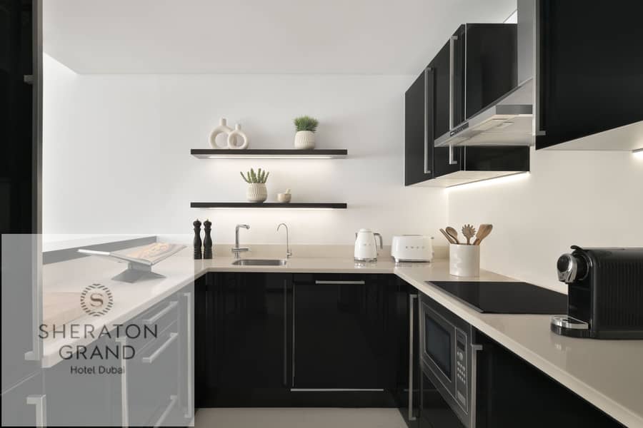 3 One-Bedroom Apartment - Kitchen. JPG