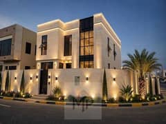 Corner villa with 4 bedrooms, prime location, just one minute from Sheikh Mohammed Bin Zayed Road.