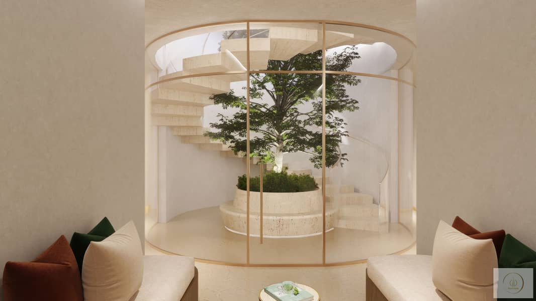 18 Ocean House - basement stairs wellness spa. jpeg