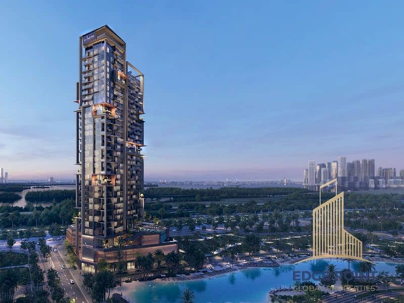 BURJ SKYLINE VIEW_NEXT TO NEW LINE METRO STATION
