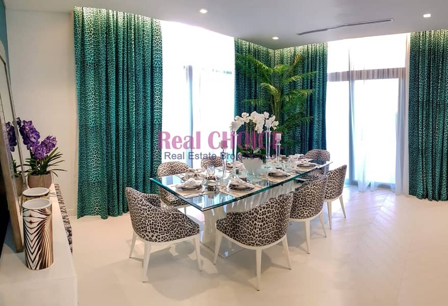 Fully Furnished 3 BR Villa by Just Cavalli with 2 years Post Payment Plan