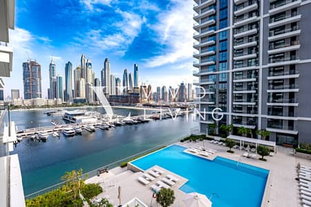 2 Bedroom Apartment for Rent in Dubai Harbour, Dubai - Elegant | Partial Palm and Marina Skyline Views 2 Bedroom Apartment for Rent in Dubai Harbour, Dubai - Elegant | Partial Palm and Marina Skyline Views