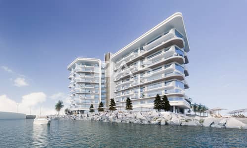 فلیٹ 1 غرفة نوم للبيع في جزيرة المرجان، رأس الخيمة - view from the water on FBR . png