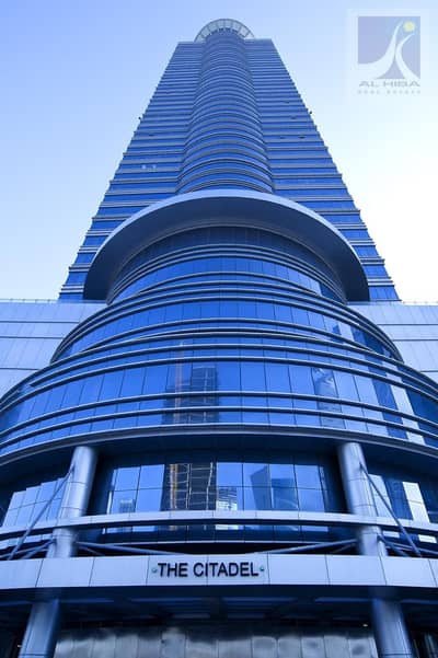Office te Huur in Business Bay, Dubai - 140904_531_THE-CITADEL-TOWER_CLOSEUP_zj. jpg