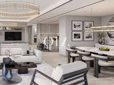 1 Camera Appartamento in Vendita a Umm Suqeim, Dubai - Living and dining. jpg