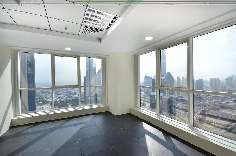 Fully Fitted office for rent on Sheikh Zayed Road