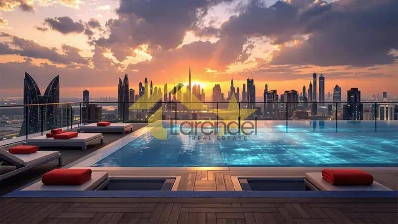 High Rise | Fully Furnished | Strong ROI | Near Upcoming Metro | Skyline & Pool Views - Image 10