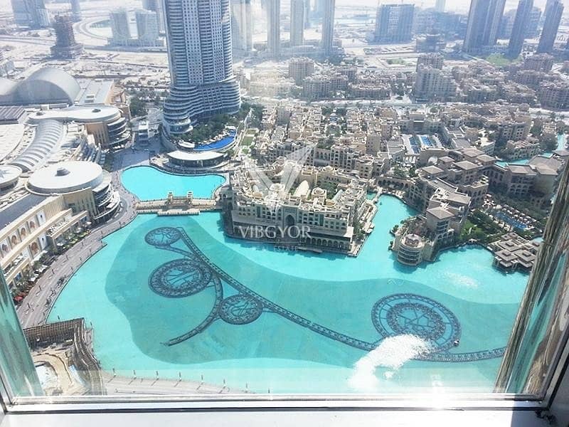 Fountain View| Burj Khalifa| Vacant 1BR